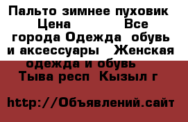 Пальто зимнее пуховик › Цена ­ 2 500 - Все города Одежда, обувь и аксессуары » Женская одежда и обувь   . Тыва респ.,Кызыл г.